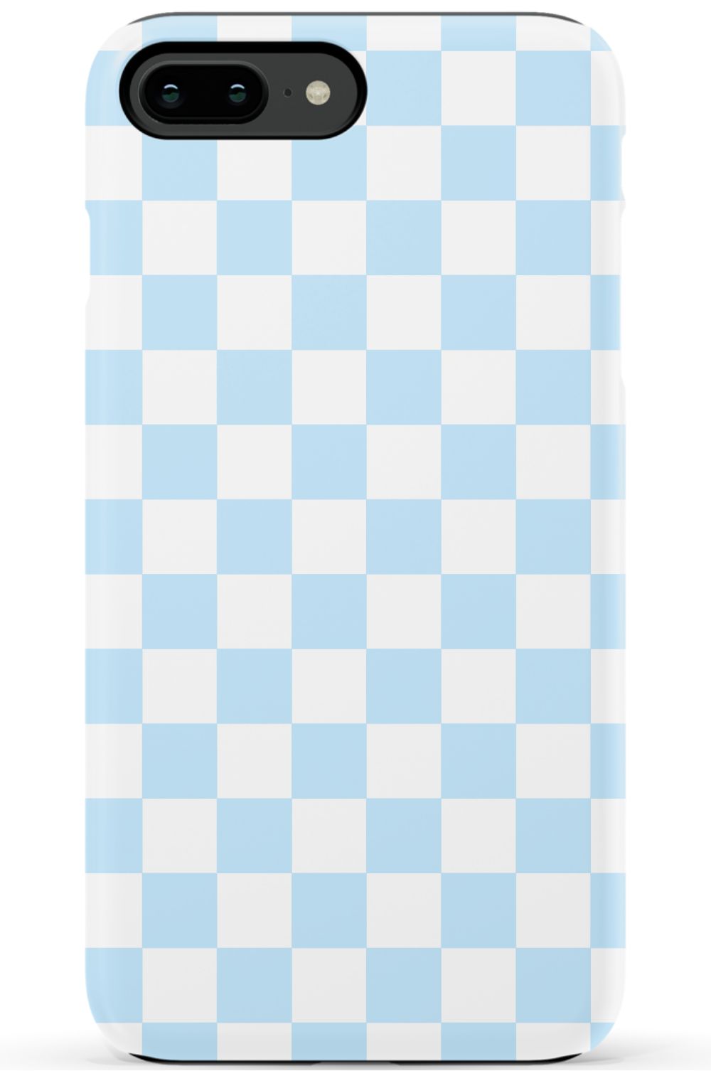 Blue Checkers iPhone Case