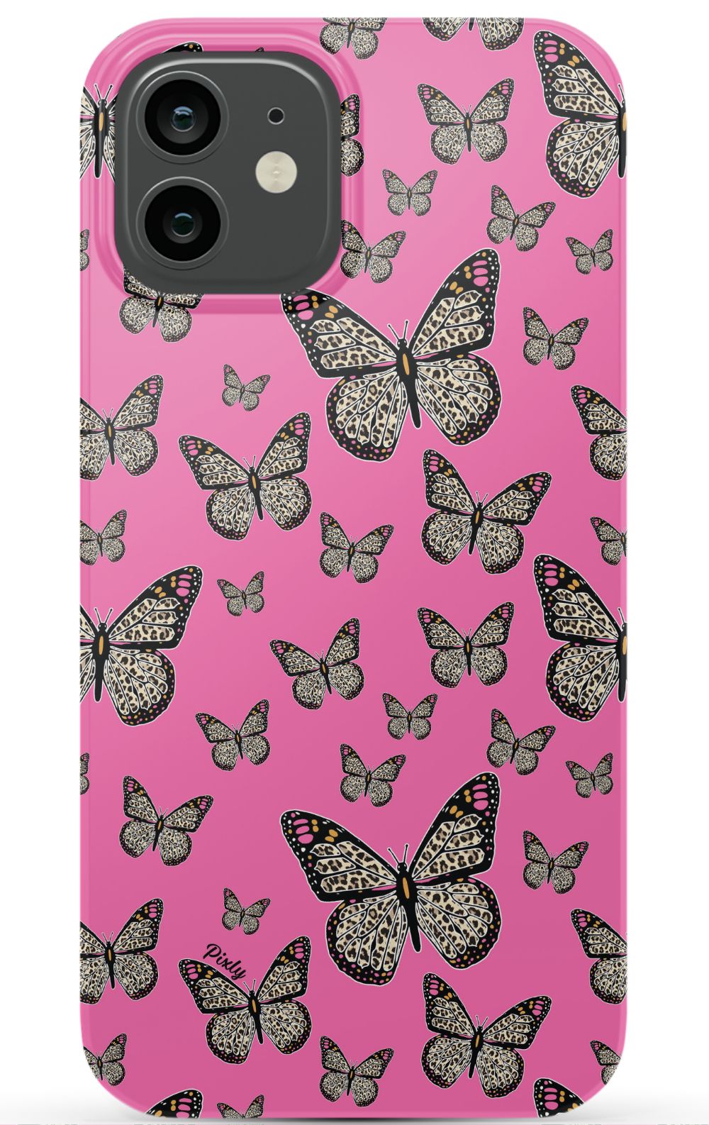 Pink Butterfly iPhone Case