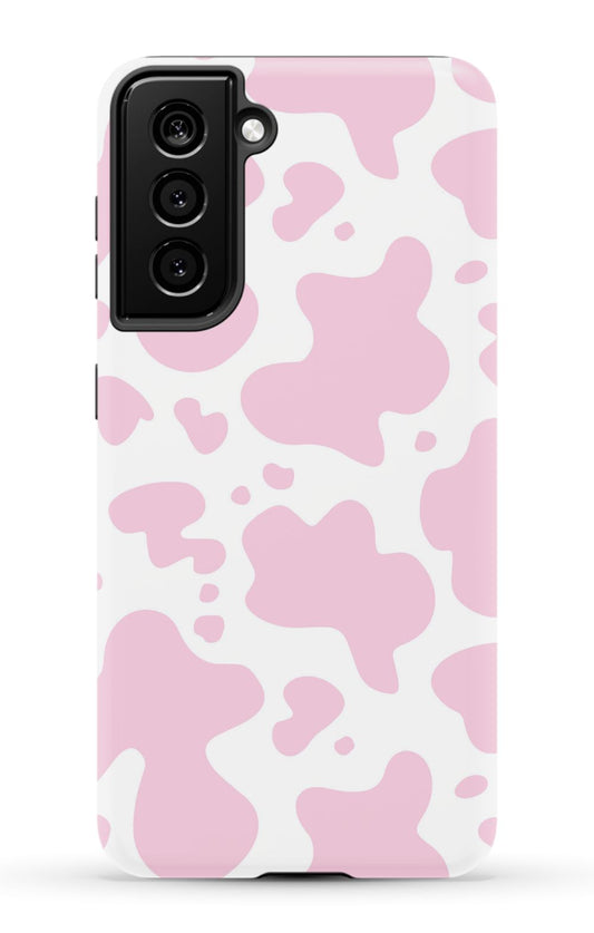 Pink Cow Print Samsung Galaxy Case