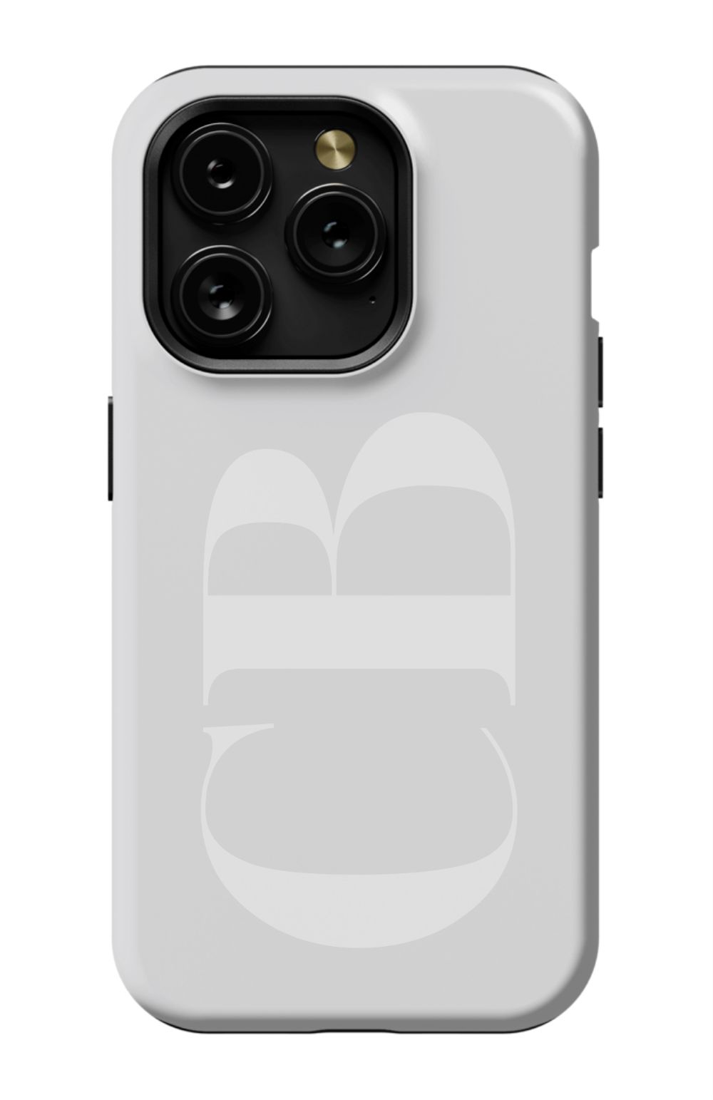 BRIGHT GRAY Monogram Phone Case Admin