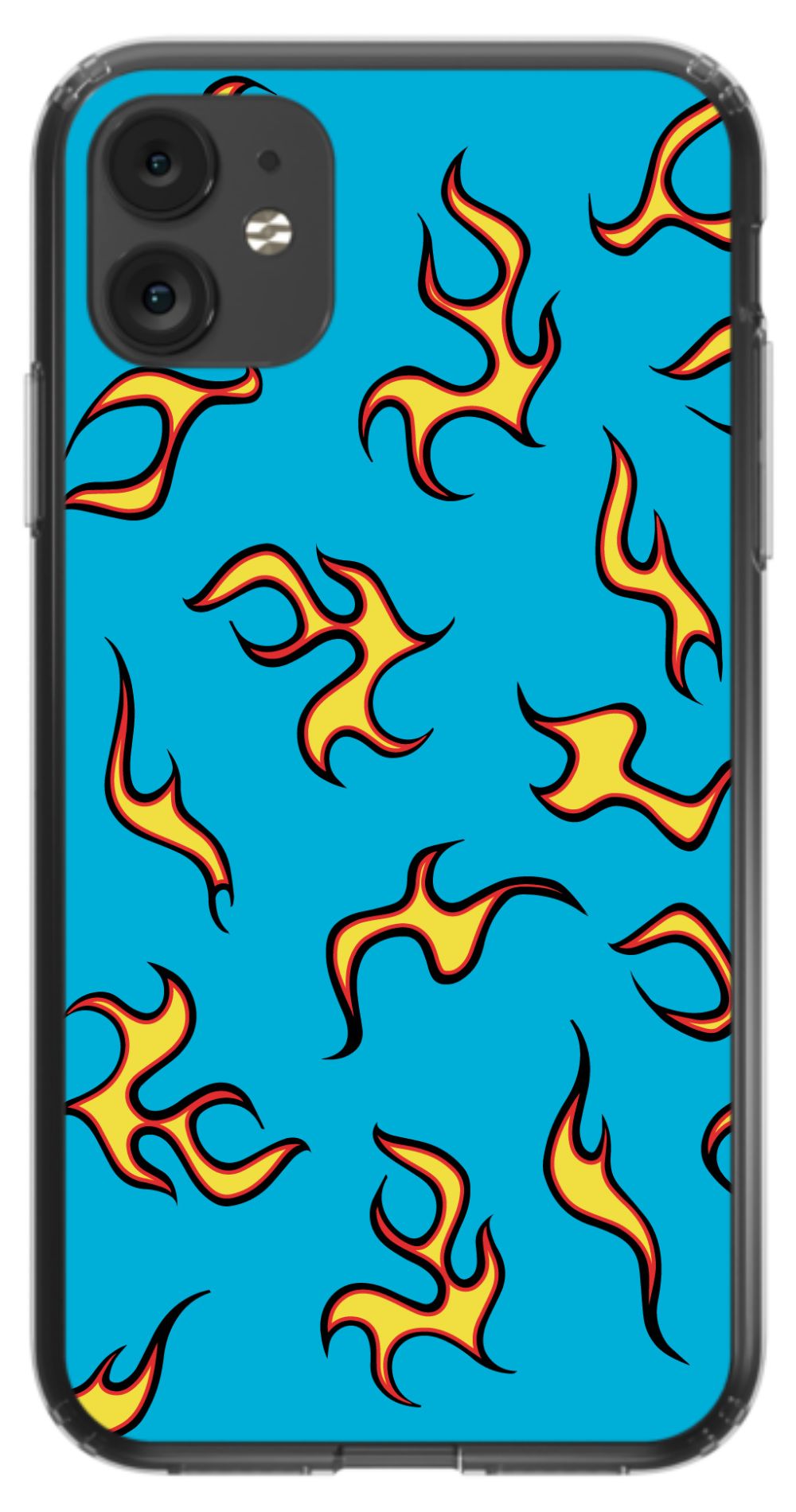 Blue Flames Phone Case