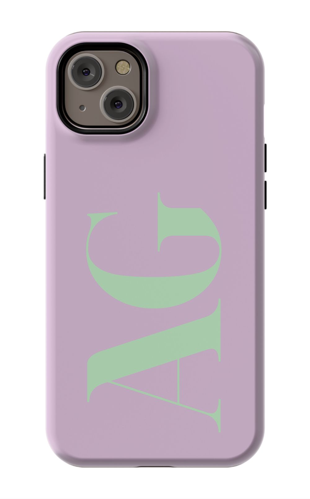 MINTY LILAC Monogram Phone Case Admin
