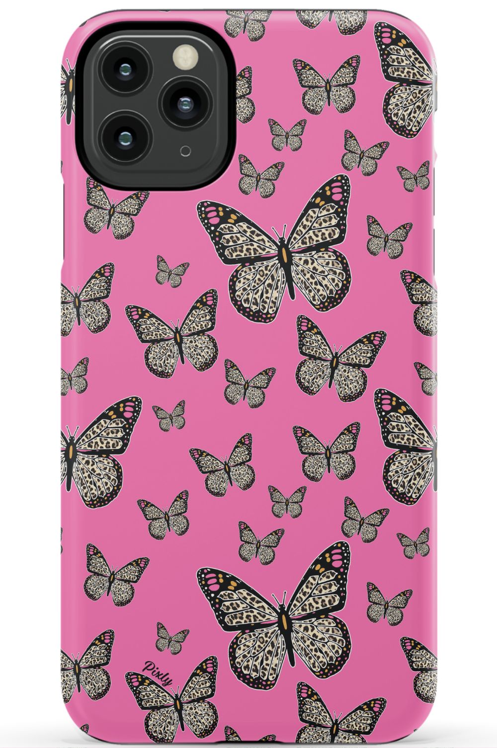 Pink Butterfly iPhone Case