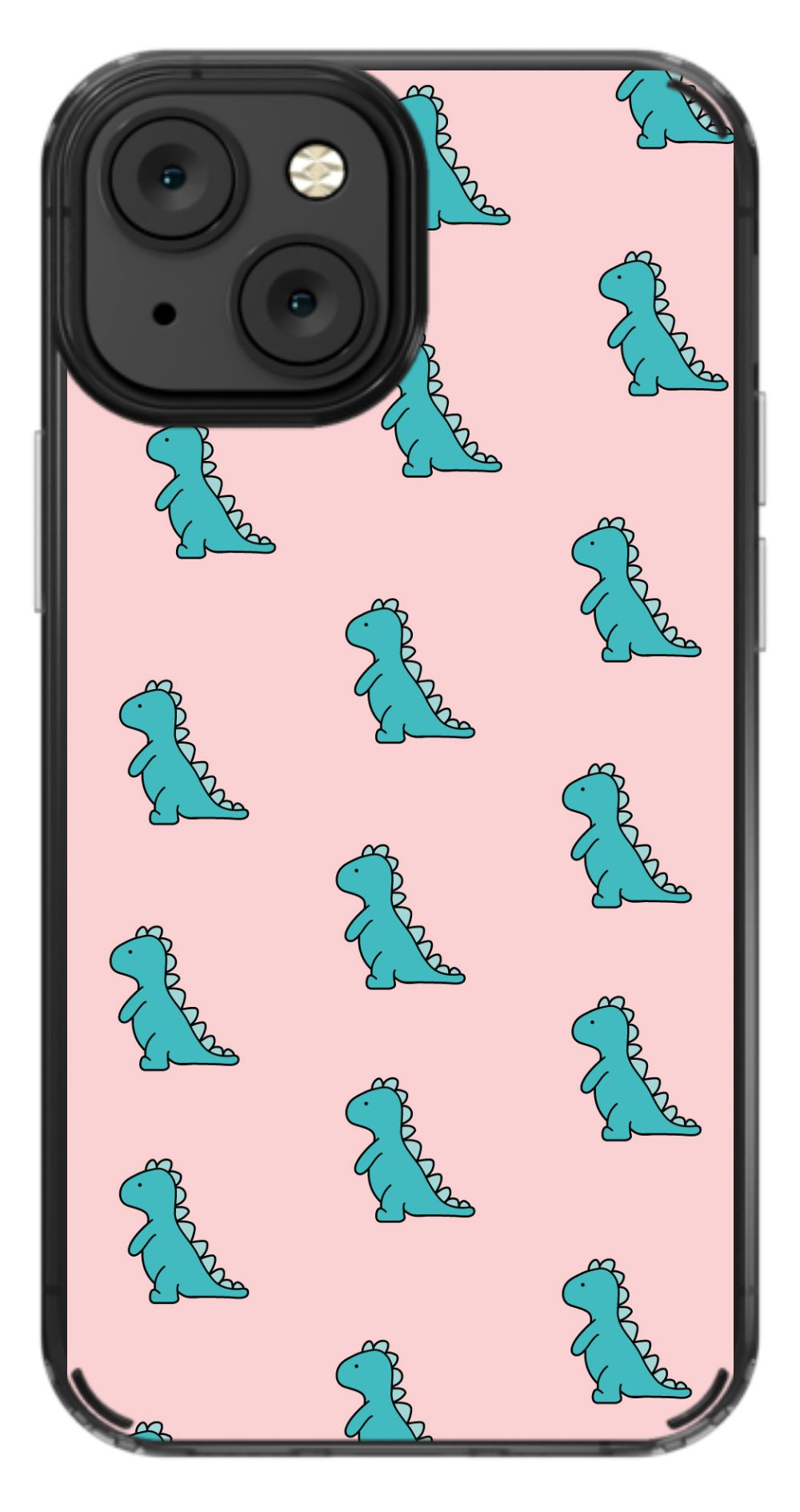 Pink Dino Phone Case
