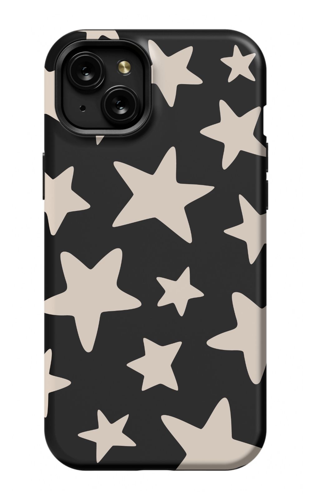Black Funky Stars Phone Case Admin