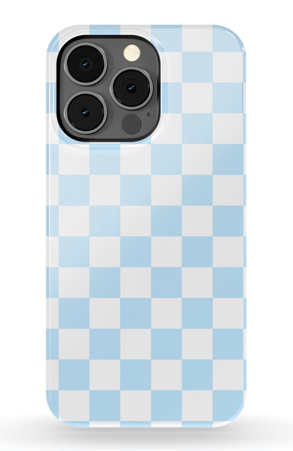Blue Checkers iPhone Case