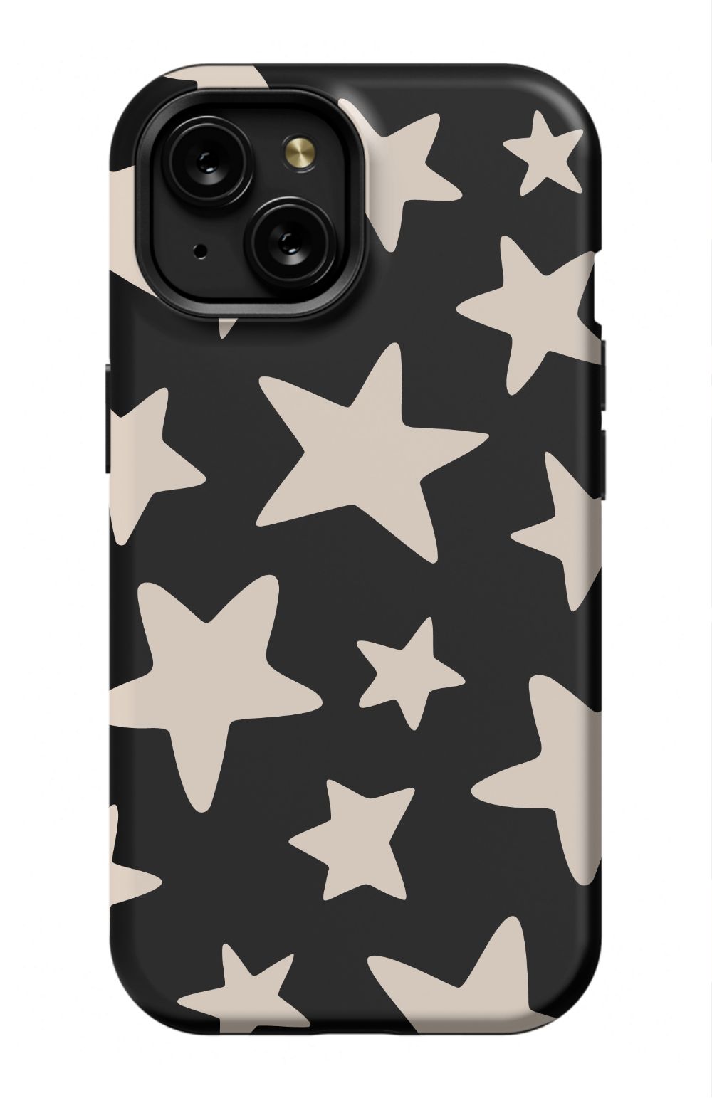 Black Funky Stars Phone Case Admin
