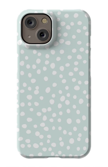 Mint Dots iPhone Case
