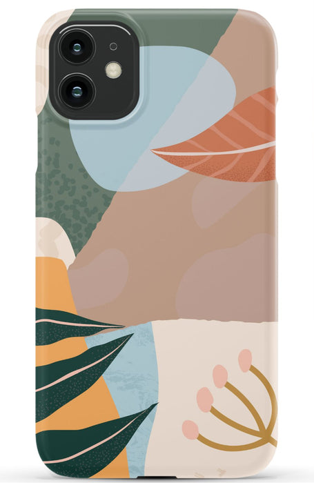 Abstract Plants iPhone Case