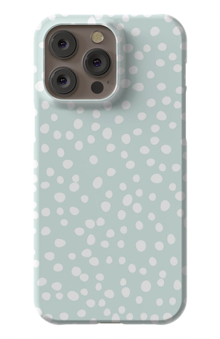 Mint Dots iPhone Case