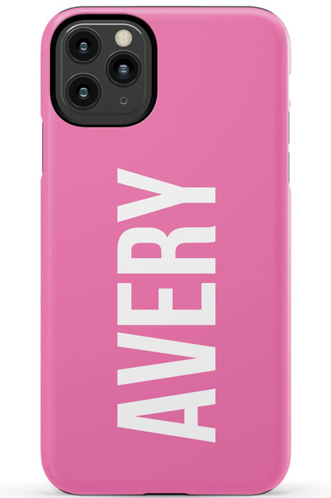 Large Name iPhone Case