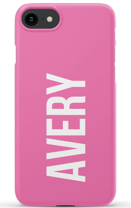 Large Name iPhone Case