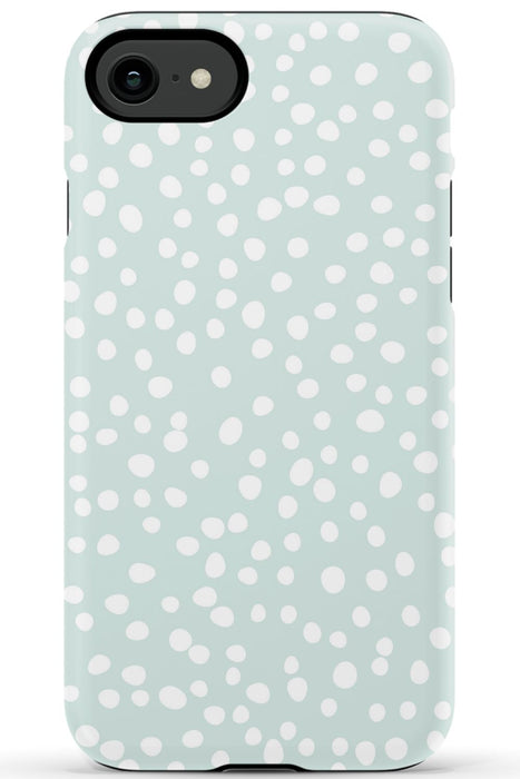 Mint Dots iPhone Case