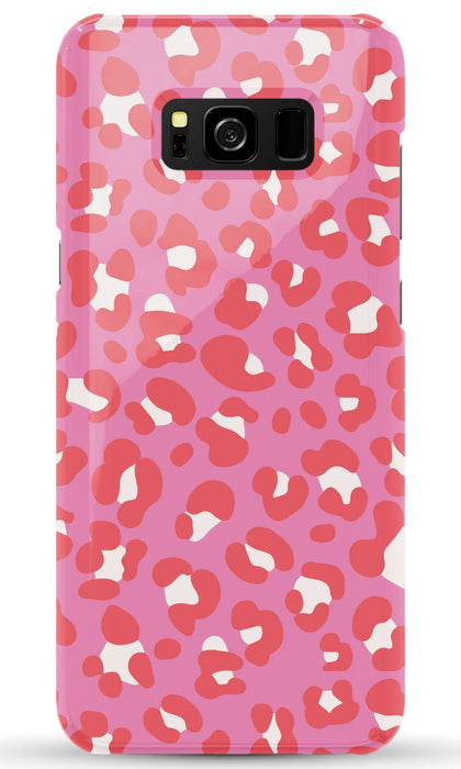 Pink and Red Leopard Samsung Phone Case