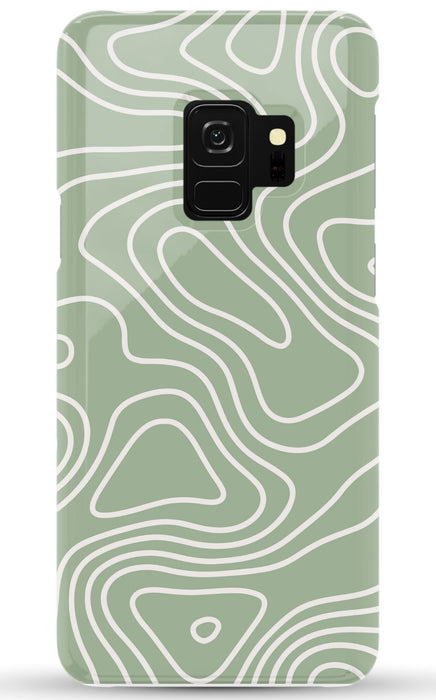Wavy Sage Samsung Phone Case
