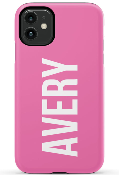 Large Name iPhone Case