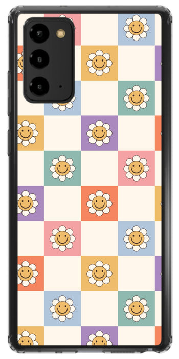 Retro Smiley Checkerboard Phone Case