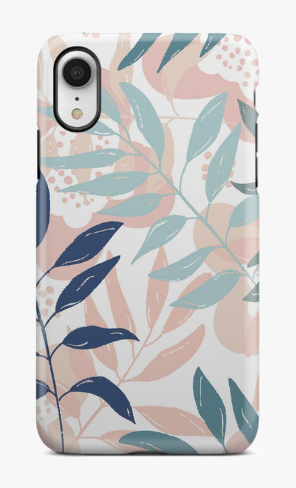 Pink Tropical Leaves Phone Case - Pixly Case