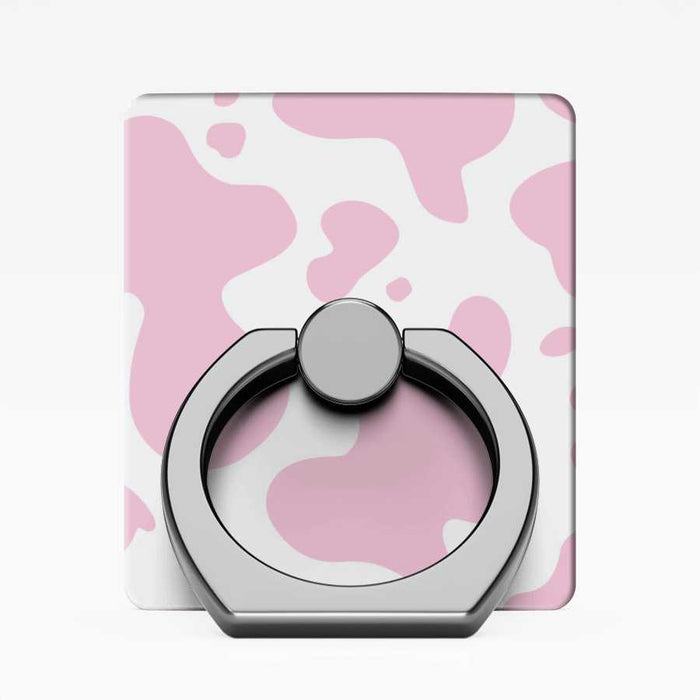 Pink Cow Ring Holder Phone Grip