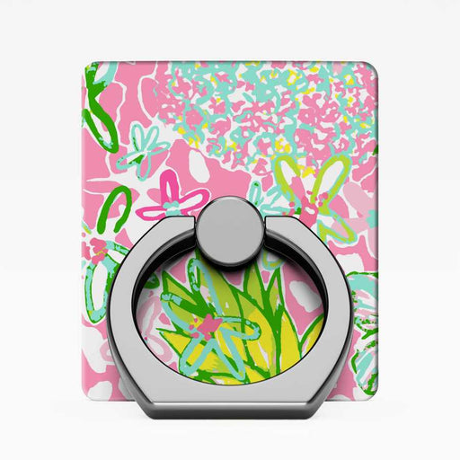 Preppy Pink Pineapple Ring Holder Phone Grip