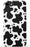 Black Cow Print iPhone Case