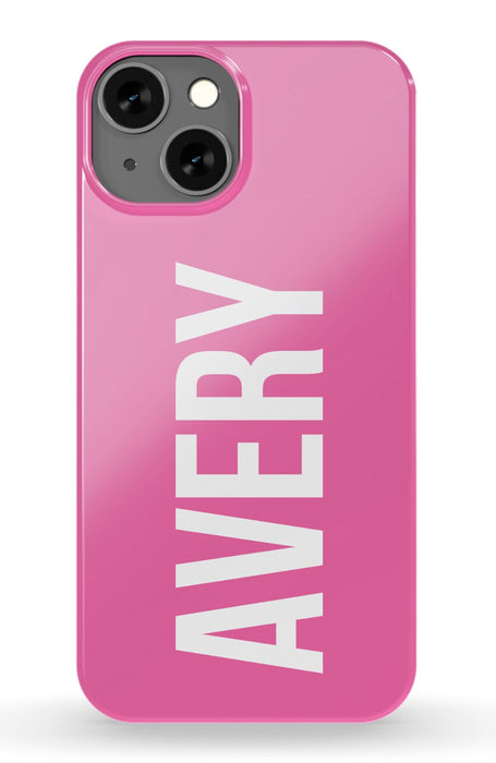 Large Name iPhone Case
