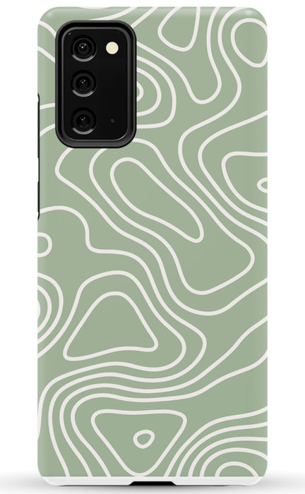 Wavy Sage Samsung Phone Case