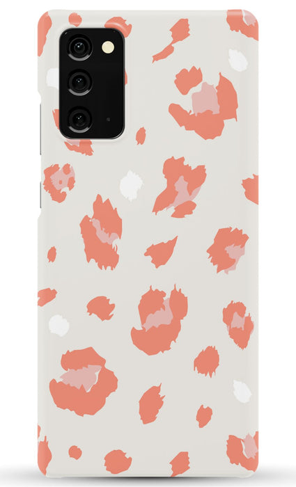 Nude Coral Leopard Samsung Phone Case