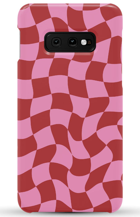 Trippy Checkers Samsung Phone Case