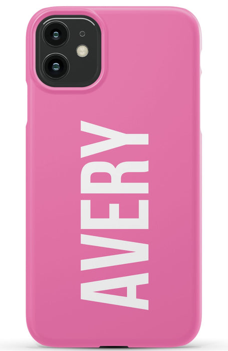 Large Name iPhone Case