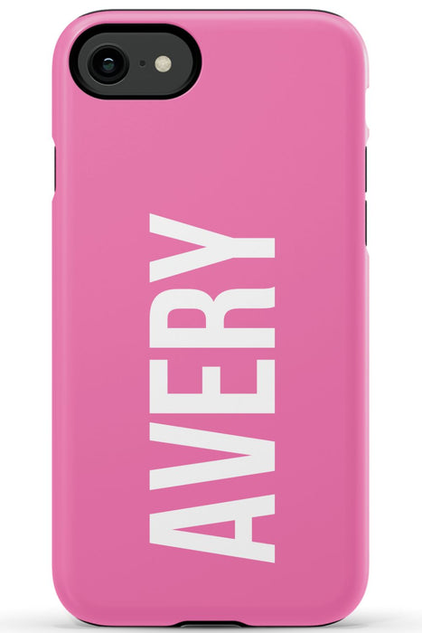 Large Name iPhone Case