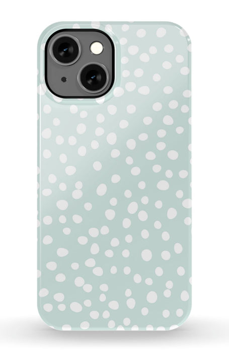 Mint Dots iPhone Case