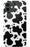 Black Cow Print iPhone Case