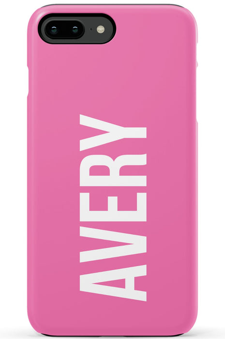 Large Name iPhone Case