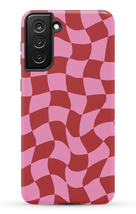 Trippy Checkers Samsung Phone Case
