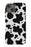 Black Cow Print iPhone Case