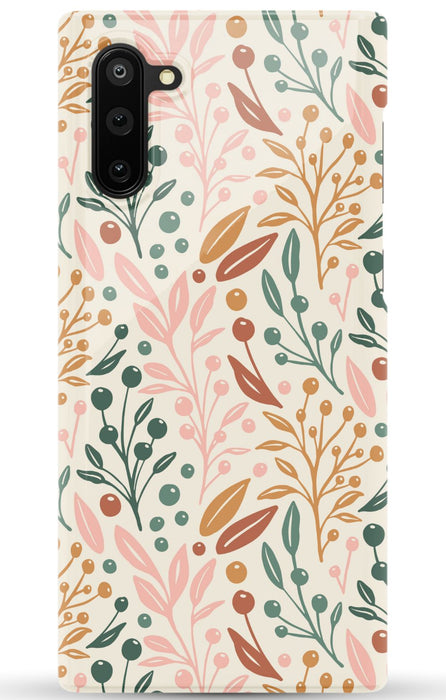 Boho Fall Floral Samsung Phone Case