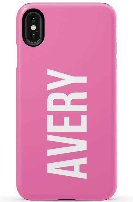 Large Name iPhone Case