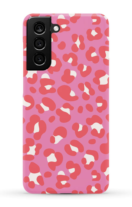 Pink and Red Leopard Samsung Phone Case