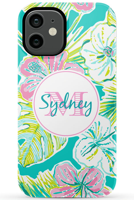 Preppy Monogram iPhone Case