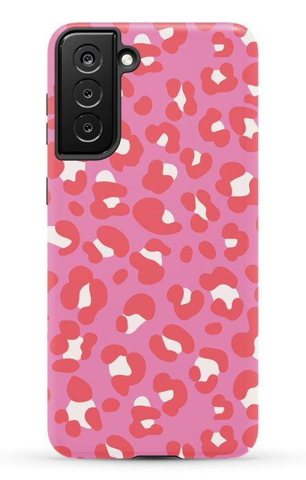 Pink and Red Leopard Samsung Phone Case