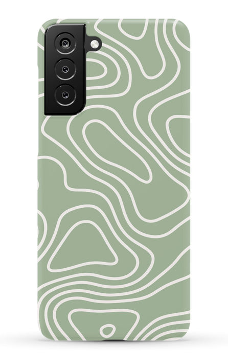Wavy Sage Samsung Phone Case
