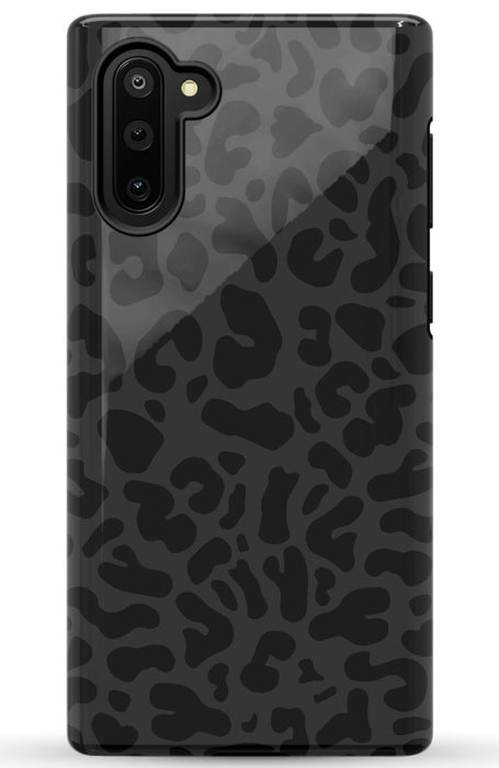 Black Leopard Print Samsung Phone Case