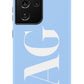 BABY BLUE Monogram Phone Case