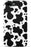 Black Cow Print iPhone Case