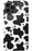 Black Cow Print iPhone Case