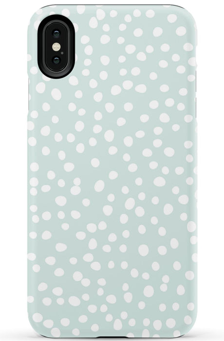 Mint Dots iPhone Case
