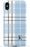 Blue Plaid Initial iPhone Case
