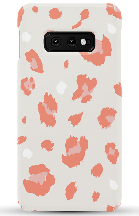 Nude Coral Leopard Samsung Phone Case