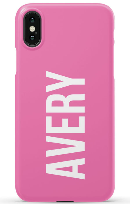 Large Name iPhone Case